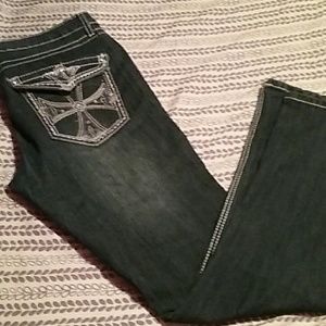 Dark wash jeans